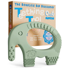 Olive Elephant Teether for Babies Age 0 to 12 Months
