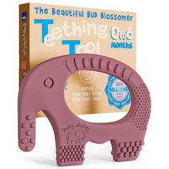 Plum Elephant Teether for Babies Age 0 to 12 Months