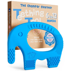 Blue Elephant Teether for Babies Age 6 to 18 Months